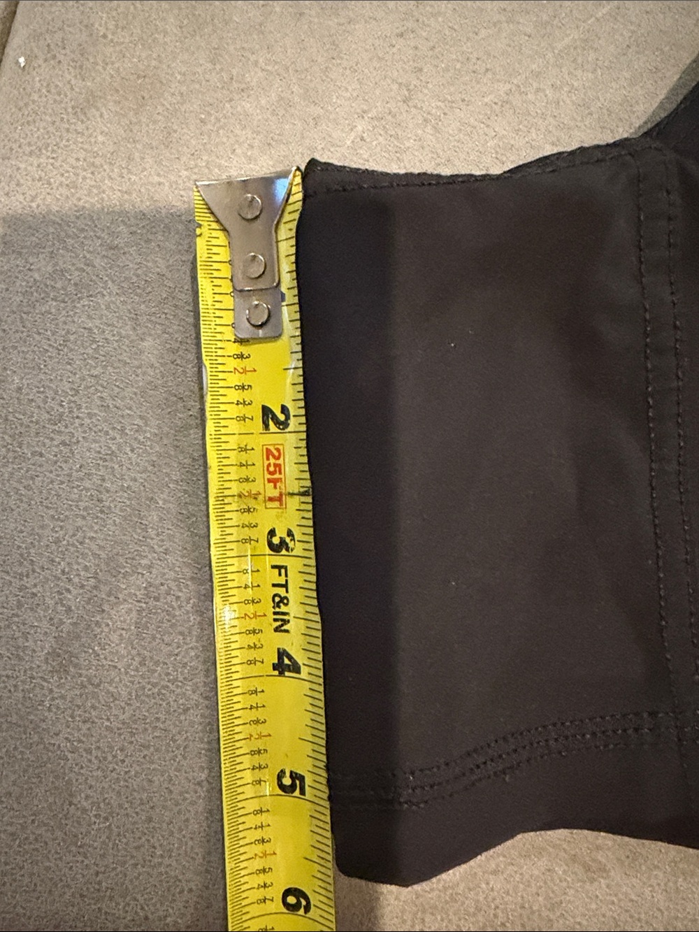 Vuori Black Athletic Shorts with White Drawstring - Picture 6 of 6